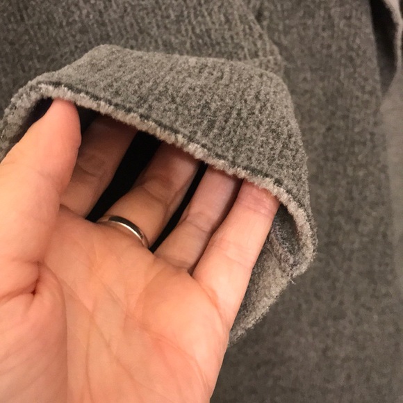 Fleece blanket-material cardigan - Picture 3 of 5